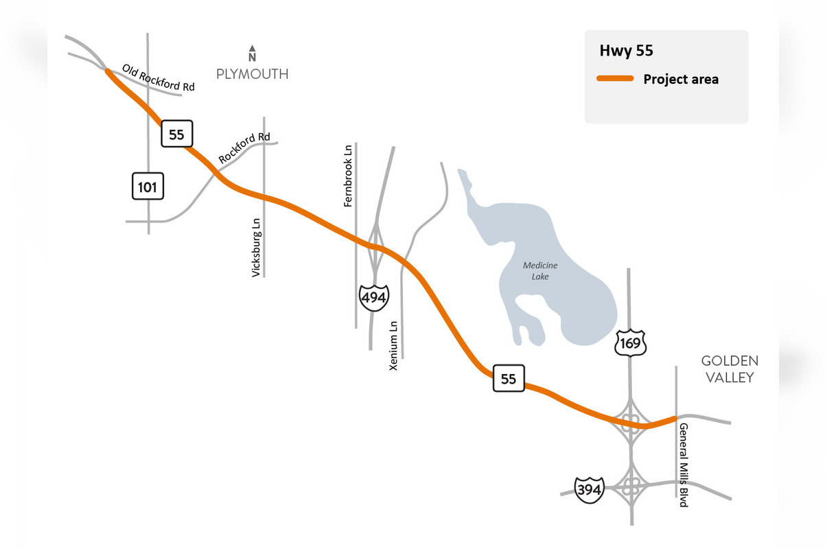 Major Road Reconstruction to Begin on Highway 55 in Twin Cities, MnDOT