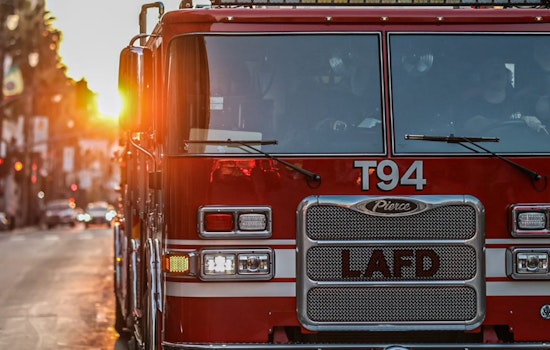 Man Falls from Boyle Heights Structure as Los Angeles Firefighters Attempt Rescue; Metro Halts Amid Drama