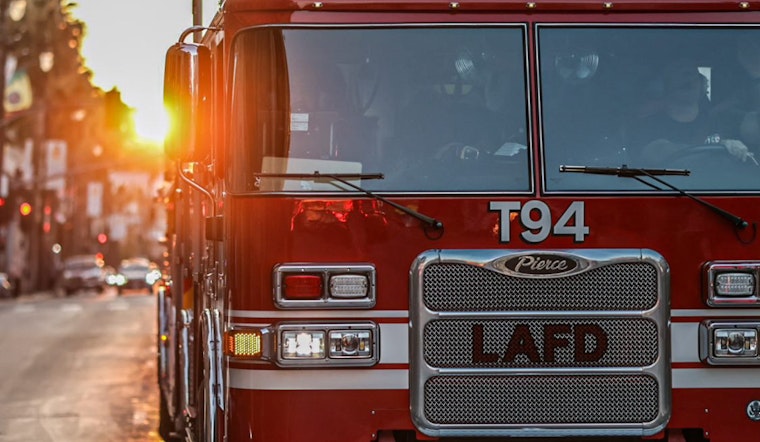 Man Falls from Boyle Heights Structure as Los Angeles Firefighters Attempt Rescue; Metro Halts Amid Drama