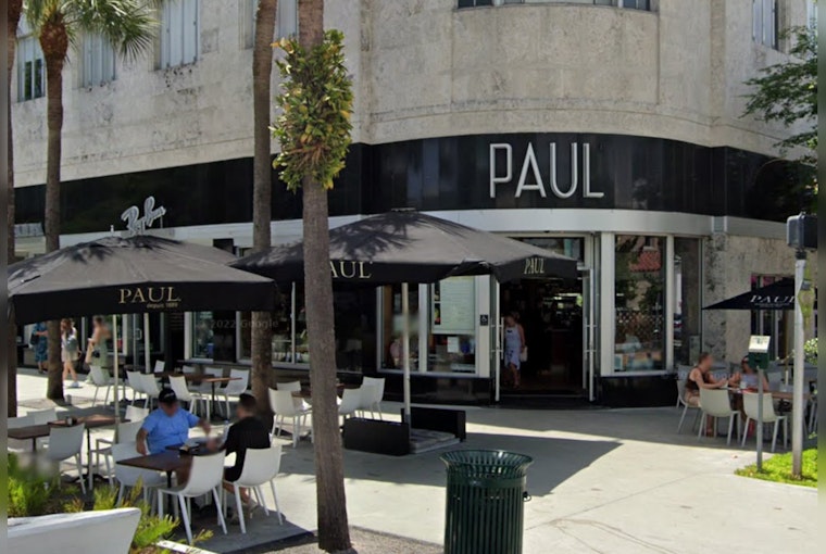Man Sought for Vandalizing PAUL Bakery in Miami Beach, Caught on Video Using Table as Weapon