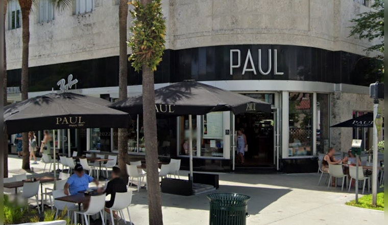 Man Sought for Vandalizing PAUL Bakery in Miami Beach, Caught on Video Using Table as Weapon