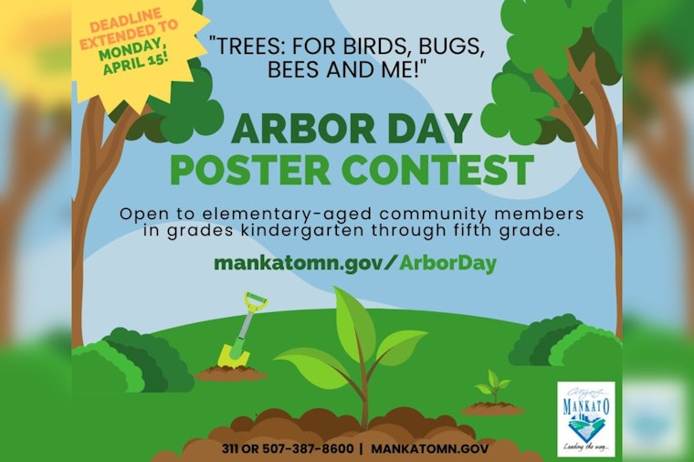 Mankato Extends Arbor Day Poster Contest Deadline to Encourage Young Eco-Artists
