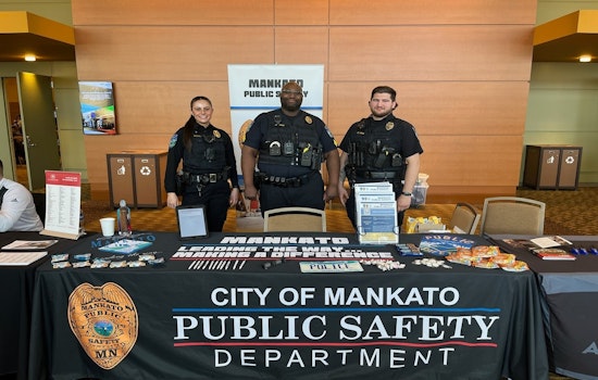 Mankato Police Engage with Potential Recruits at Law Enforcement Conference in Rochester