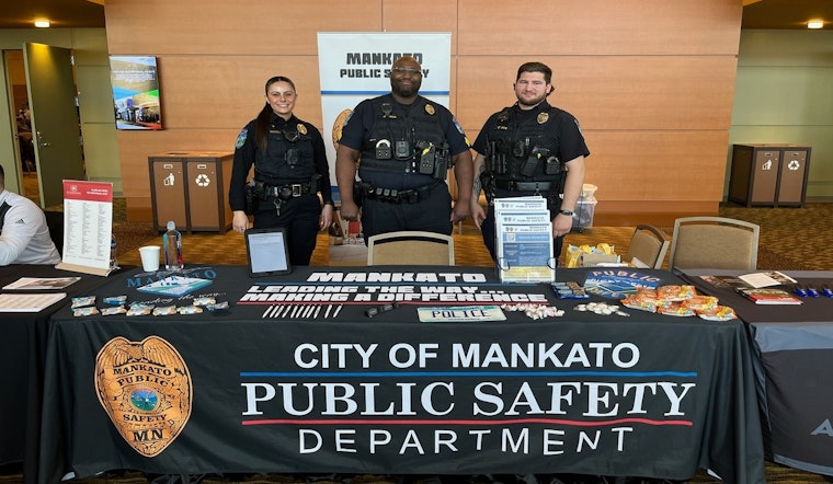 Mankato Police Engage with Potential Recruits at Law Enforcement Conference in Rochester