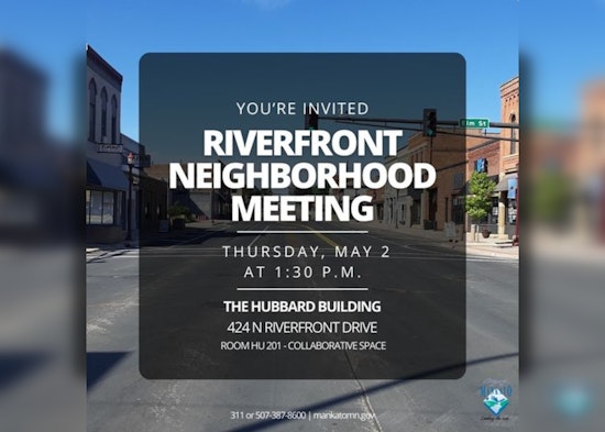 Mankato to Host Community Meeting on Riverfront Drive Project Impacts