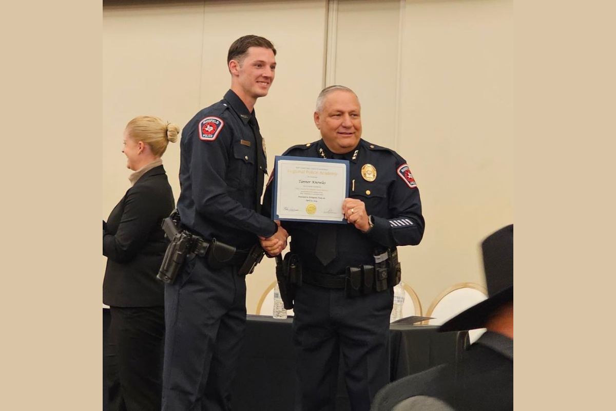 Mansfield Police Department Welcomes New Officers After Graduation