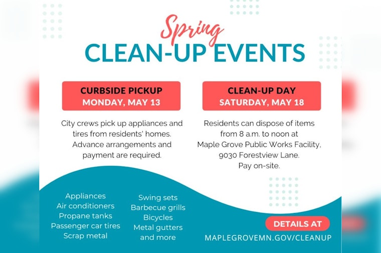 Maple Grove Launches Clean-Up Days to Assist Residents with Spring Decluttering Efforts
