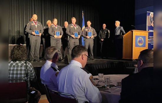 Maple Grove Officers Honored with Lifesaving Award for Saving Teen in Crisis at Minnesota Police Banquet