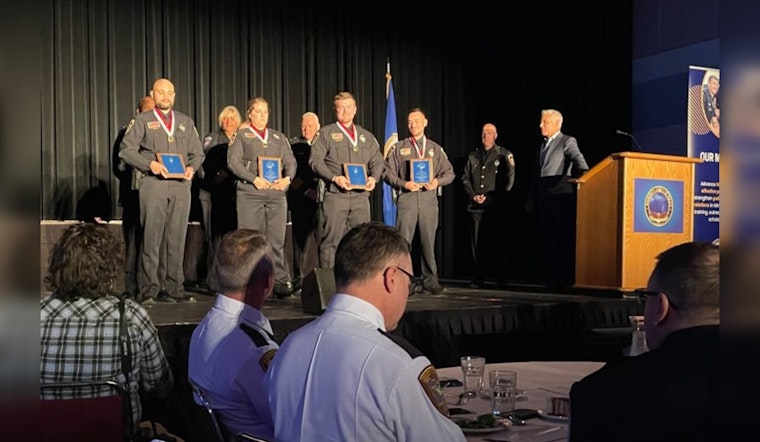 Maple Grove Officers Honored with Lifesaving Award for Saving Teen in Crisis at Minnesota Police Banquet