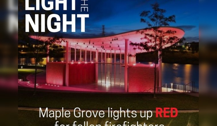 Maple Grove to Join National Tribute Illuminating Town Green in Red to Honor Fallen Firefighter
