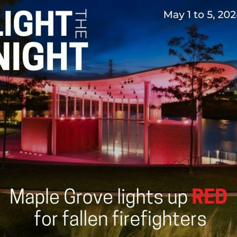 Maple Grove to Join National Tribute Illuminating Town Green in Red to Honor Fallen Firefighter