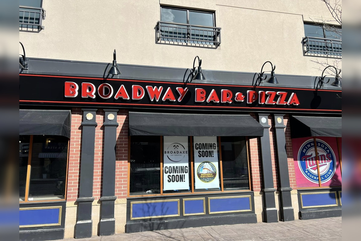 Maple Grove's Broadway Bar & Pizza Reopens with New Axe Throwing