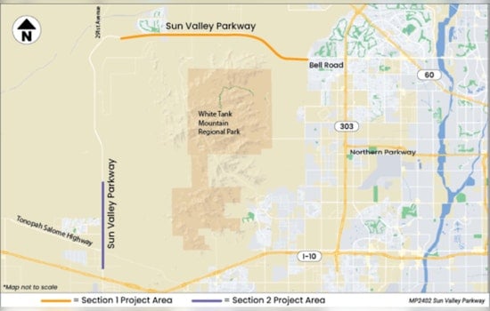 Maricopa County Warns of Traffic Delays Due to Pavement Project on Sun Valley Parkway
