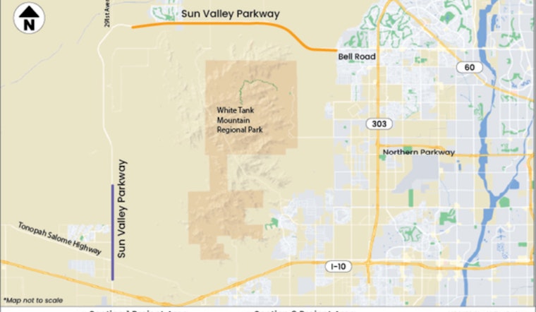 Maricopa County Warns of Traffic Delays Due to Pavement Project on Sun Valley Parkway