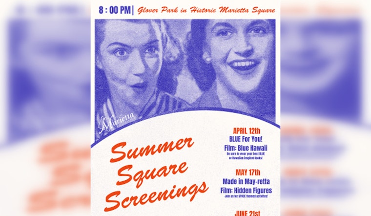 Marietta Parks & Recreation Unveils Outdoor 'Summer Square Screenings' Series at Glover Park