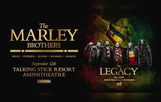 Marley Brothers Unite for "The Legacy Tour", Celebrate Bob Marley's Musical Heritage in Phoenix and Beyond