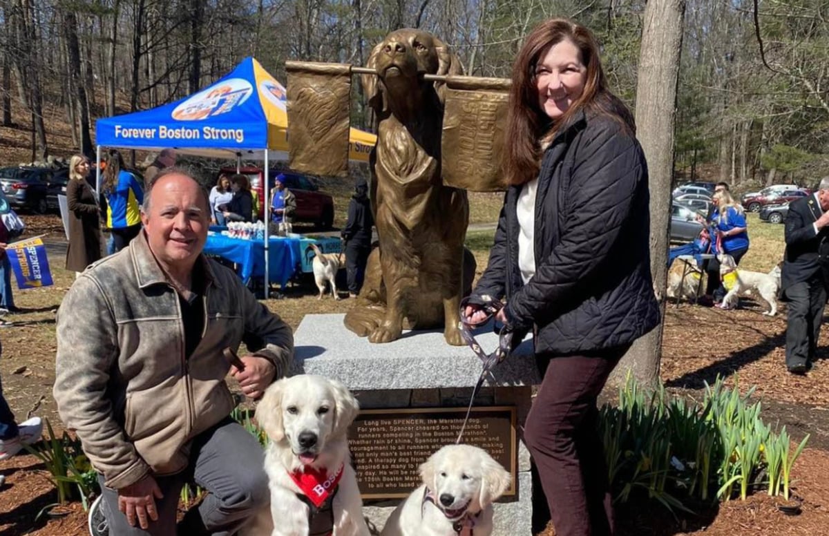 Massachusetts' Ashland Honors Beloved Marathon Dog Spencer with