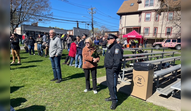 Mayor Wu and BPD Commissioner Long Join Locals for Coffee and Conversation in West Roxbury
