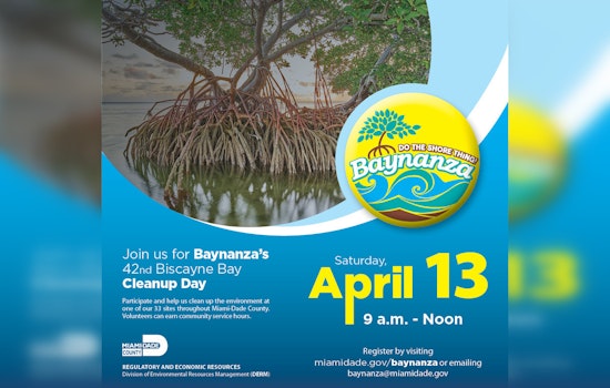 Miami-Dade Celebrates Earth Month with 42nd Annual Baynanza Biscayne Bay Cleanup Day