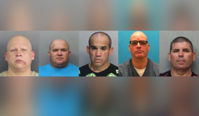 Miami-Dade Quintet Arrested for Orchestrating $55K Retail Theft Scheme Across 13 Florida Counties