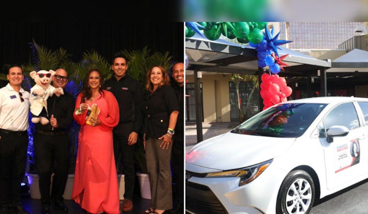 Miami-Dade's Chantal Osborne Celebrates Principal of the Year Award with New Car from Headquarter Toyota