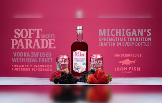 Michigan's Short's Brewing and Iron Fish Distillery Re-release Popular Soft Parade Vodka