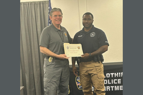 Midlothian Police Honor Standout Officer and Animal Shelter Attendant for Quarterly Accolades
