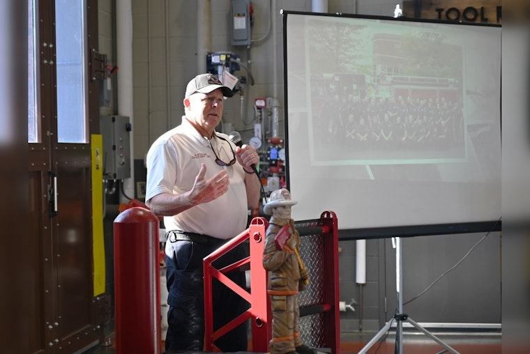 Milton's Deputy Fire Chief Mark Stephens Celebrated at Retirement on His Birthday