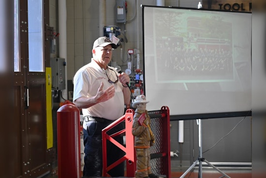 Milton's Deputy Fire Chief Mark Stephens Celebrated at Retirement on His Birthday