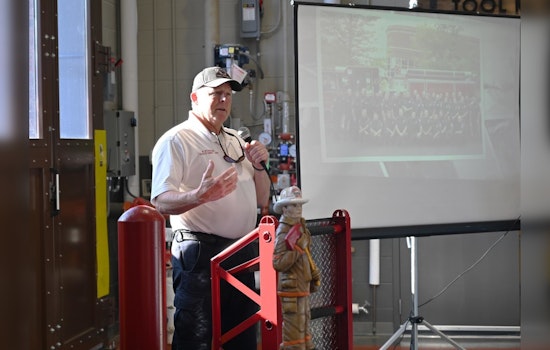 Milton's Deputy Fire Chief Mark Stephens Celebrated at Retirement on His Birthday