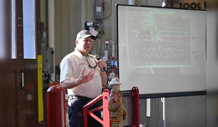 Milton's Deputy Fire Chief Mark Stephens Celebrated at Retirement on His Birthday