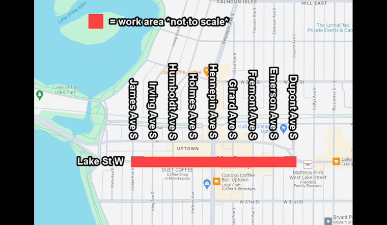 Minneapolis Motorists Face Construction Delays on Lake Street Amid Gas-Main Project