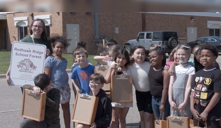 Minnesota Master Naturalists Donate Field Desks to Support Adams Elementary Outdoor Learning