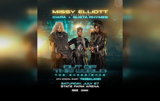 Missy Elliott Set to Electrify Atlanta with "Out of This World" Tour Debut at State Farm Arena
