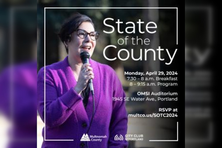 Multnomah County Chair Jessica Vega Pederson to Outline Strategic Responses to Homelessness and Health Crises in State of the County Address