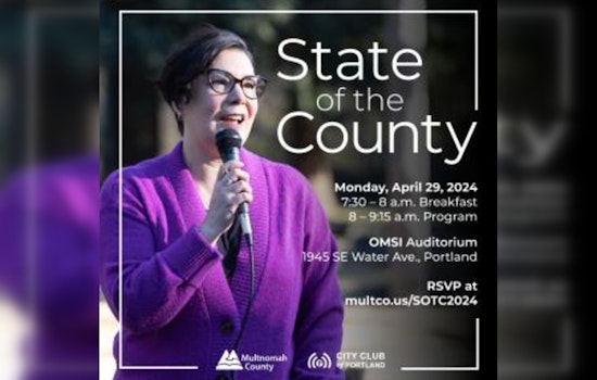 Multnomah County Chair Jessica Vega Pederson to Outline Strategic Responses to Homelessness and Health Crises in State of the County Address