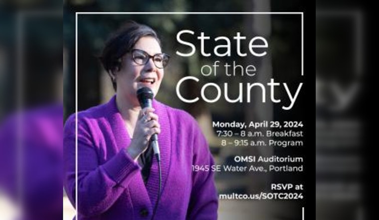 Multnomah County Chair Jessica Vega Pederson to Outline Strategic Responses to Homelessness and Health Crises in State of the County Address