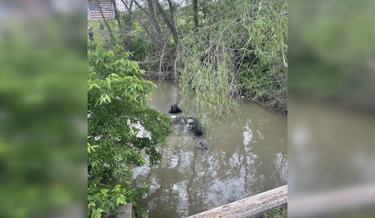 Mysterious Vehicle Submerged Near Pflugerville Sparks Local Curiosity, Traffic Diversions
