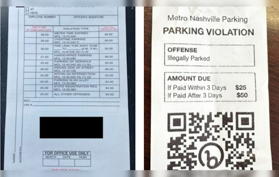 Nashville Fraud Unit Cracks Down on Wave of Fake Parking Ticket Scam in Midtown Hills