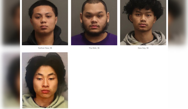 Nashville Teen Bandit Quartet Arrested Following Police Helicopter Chase, Stolen Goods and Firearms Seized