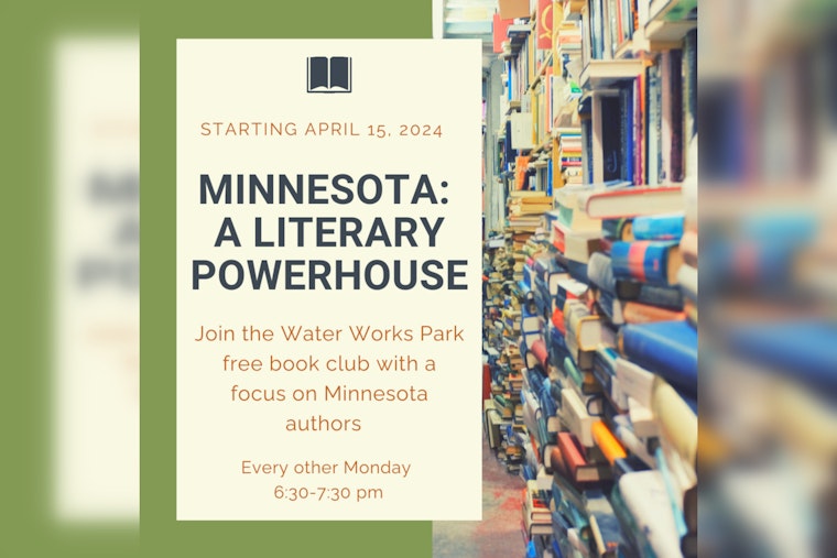 New 'Minnesota: Literary Powerhouse' Book Club to Launch at Water Works Park in Minneapolis