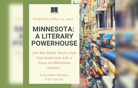 New 'Minnesota: Literary Powerhouse' Book Club to Launch at Water Works Park in Minneapolis