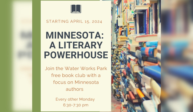 New 'Minnesota: Literary Powerhouse' Book Club to Launch at Water Works Park in Minneapolis