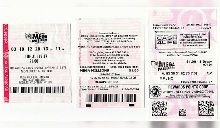 Niederwald Resident Hits $1 Million Mega Millions Prize with Quick Pick Ticket from Creedmoor Gas Station
