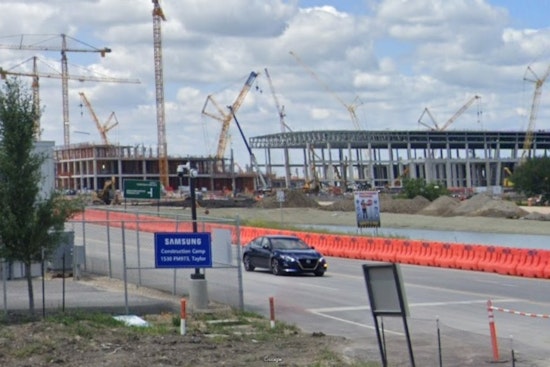 No Injuries as Crane Boom Drops at Samsung's Taylor Semiconductor Plant, OSHA Investigates