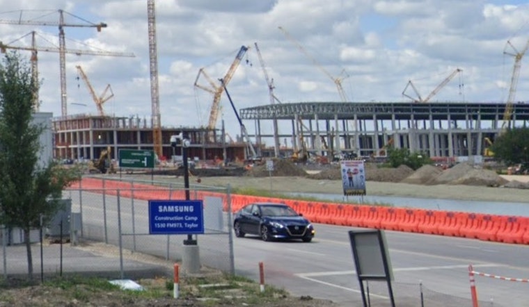 No Injuries as Crane Boom Drops at Samsung's Taylor Semiconductor Plant, OSHA Investigates