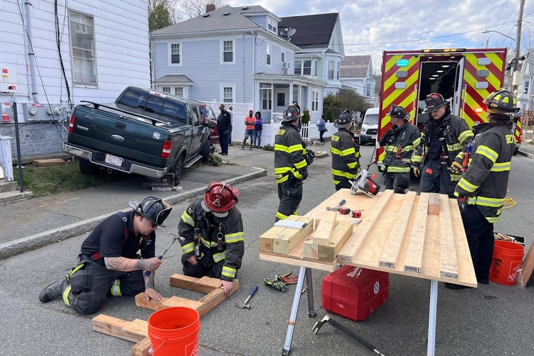No Injuries Reported as Pickup Truck Slams into Brockton Home, Shaking Community