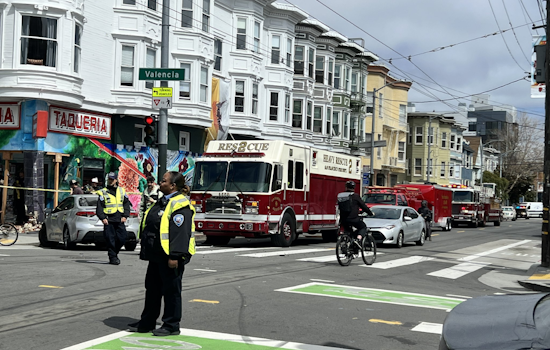 No Injuries Reported as Vehicle Strikes San Francisco Building, Causes Structural Damage