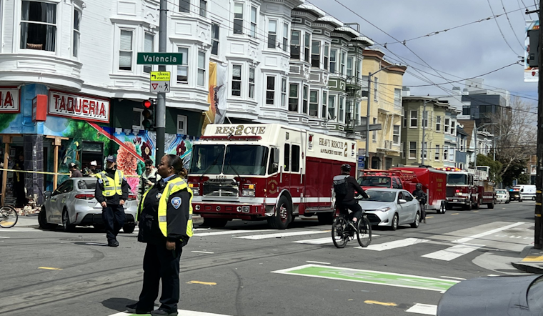 No Injuries Reported as Vehicle Strikes San Francisco Building, Causes Structural Damage