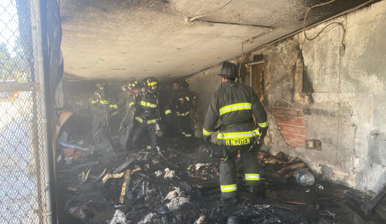 Oakland Firefighters Extinguish Blaze at Abandoned CVS Suspected Squatter Residence